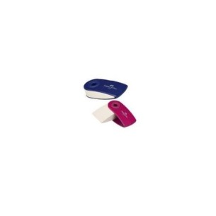 Faber-Castell 182411 gomma per cancellare Blu, Rosso 2 pz