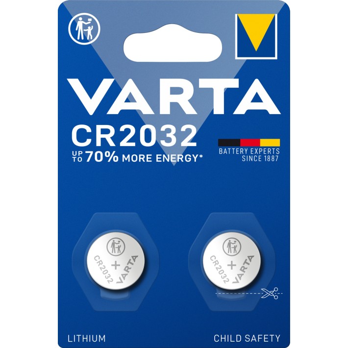 Varta LITHIUM Coin CR2032 (Batteria a bottone,...