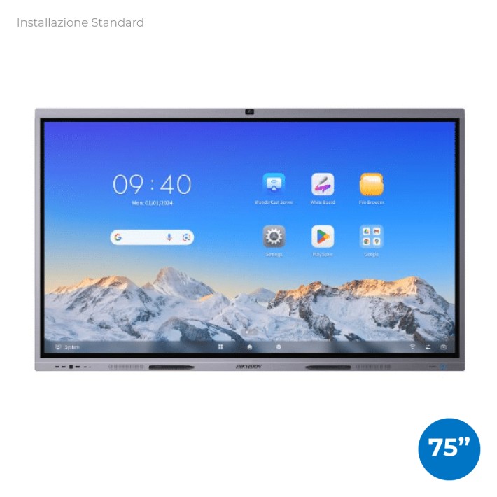 Hikvision 75" - DS-D5C75RB/B - Serie Premium -...