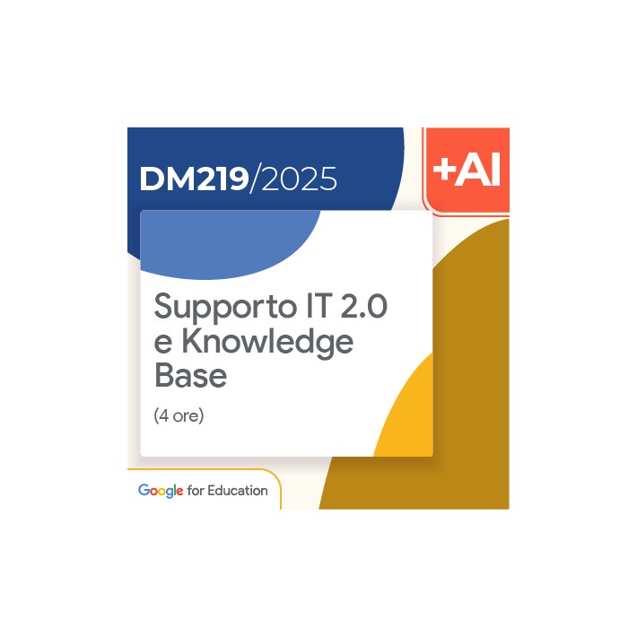 Supporto IT 2.0 e Knowledge Base 4h Formazione...