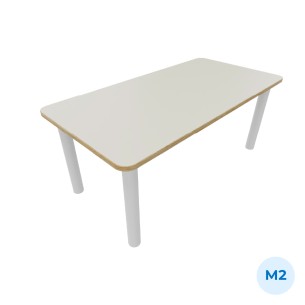Tavolo Bebe Rettangolo in Melaminico con Piedini -...