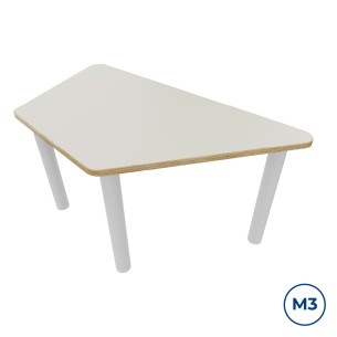 Tavolo Bebe Trapezio in Melaminico con Piedini -...