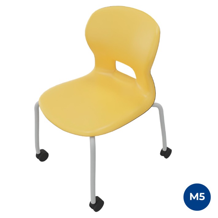 Sedia Gelso 4 Gambe con Ruote - Altezza Seduta...