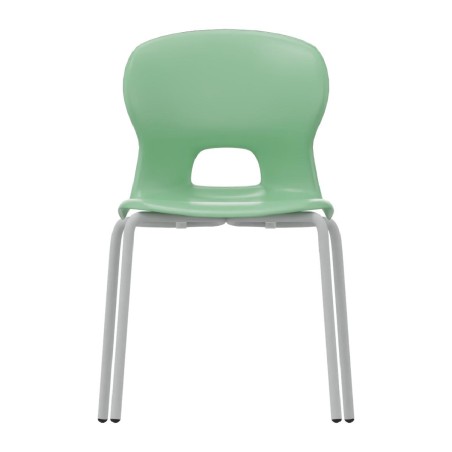 Sedia Gelso con 4 Gambe - Altezza Seduta 43 cm - Colore Scocca Verde Acqua - Colore...