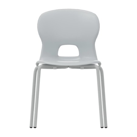 Sedia Gelso con 4 Gambe - Altezza Seduta 46 cm - Colore Scocca Grigio Chiaro - Colore...