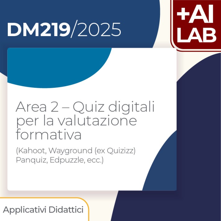 Area 2 – Quiz digitali per la valutazione...