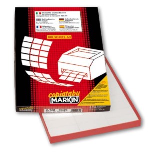 Markin C571 etichetta autoadesiva Rettangolo Permanente...