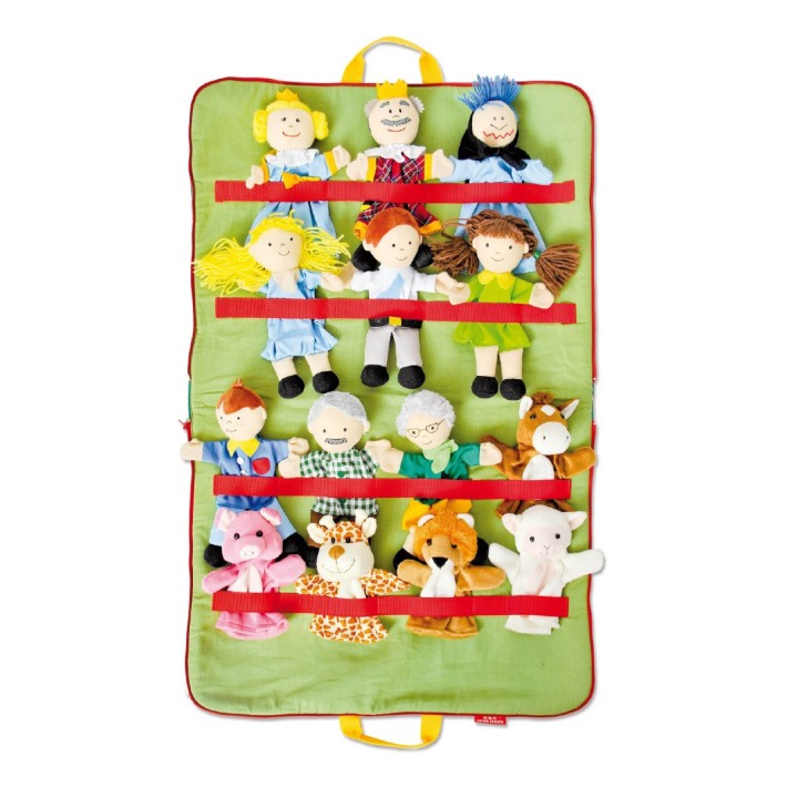 Borsa con 14 burattini a Mano - Modello 2