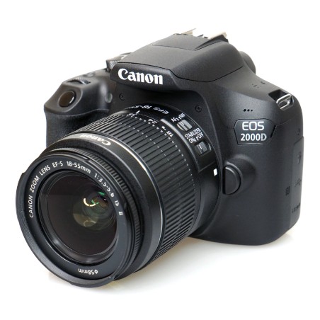 Canon Fotocamera Reflex EOS 2000D + obiettivo EF-S 18-55 MM IS II