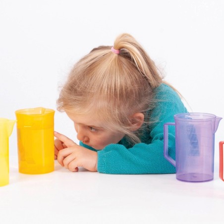 Caraffe Colorate Graduate - Confezione da 6 Pezzi