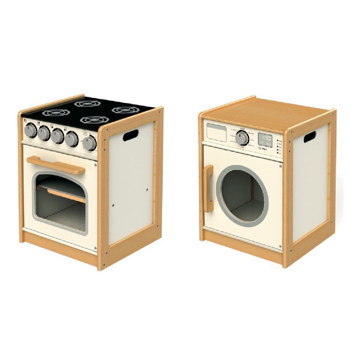 Cucina Gioco Completa di Accessori In Legno