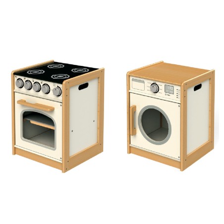Cucina Gioco Completa di Accessori In Legno