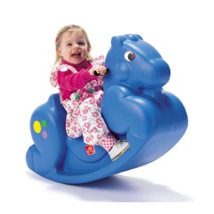 Dondolo Cavallino in Plastica - Colori Assortiti 2