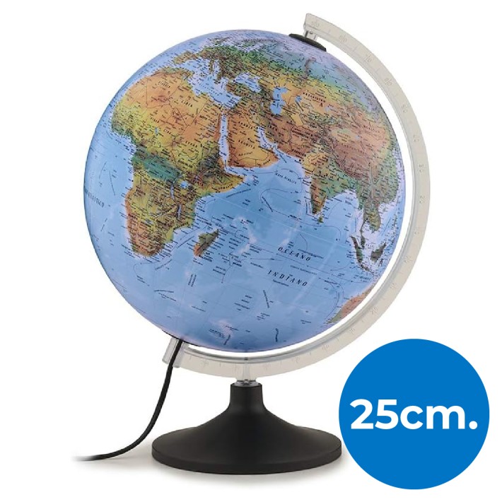 Globo Geografico - Dimensioni ø 25 cm
