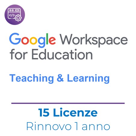 Kit Google Education 15 Licenze Teaching & Learning – Rinnovo - Comprensivo di ausilio per...