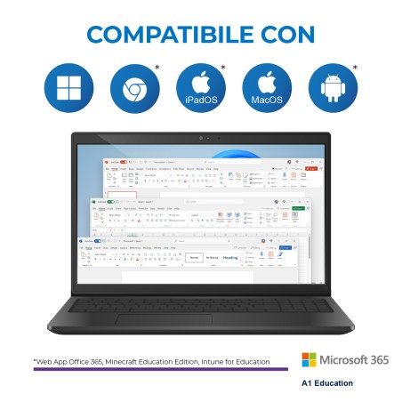 Microsoft 365 A1 For Device Faculty - 6 Anni - Non Annullabile - Licenza Disp/Utente Legata...