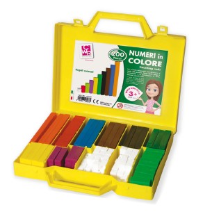 Modello CLASSIC Valigetta Regoli Colorati - Confezione da...