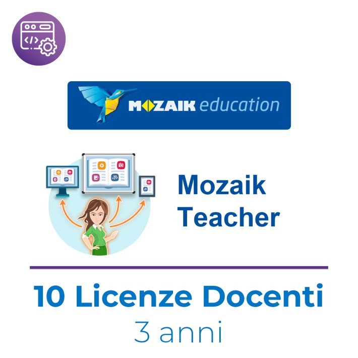 Mozaik TEACHER –  Kit 10 Licenze Utente/Docente...