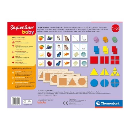 Sapientino Baby Montessori Prime scoperte - Età consigliata 1-3 anni