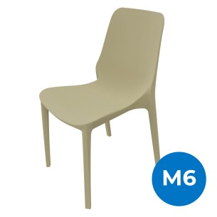 Sedia Ginevra in Tecnopolimero - Altezza Seduta 47 cm -...