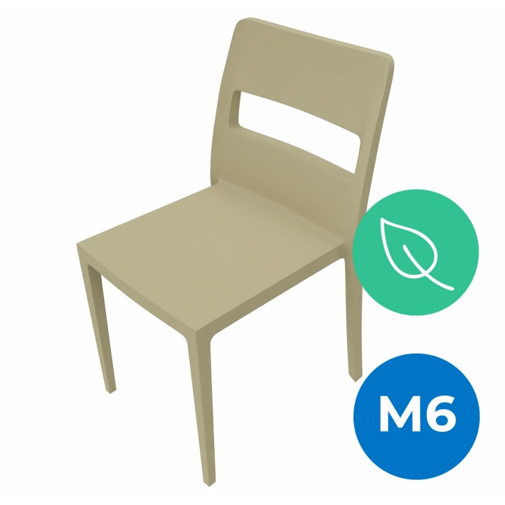 Sedia Sai Go Green - Altezza Seduta 46 cm -...