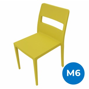Sedia Sai in Tecnopolimero - Altezza Seduta 46 cm -...