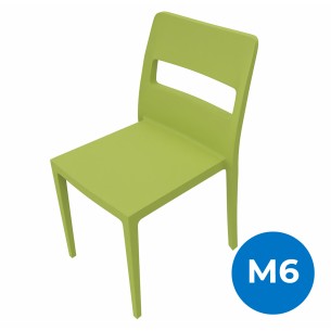 Sedia Sai in Tecnopolimero - Altezza Seduta 46 cm -...