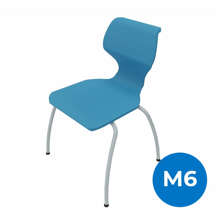 Sedia Solifiber con Gambe - Altezza Seduta 46...