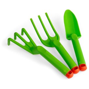 Set 3 Attrezzi per il Giardinaggio in Plastica Antiurto 2