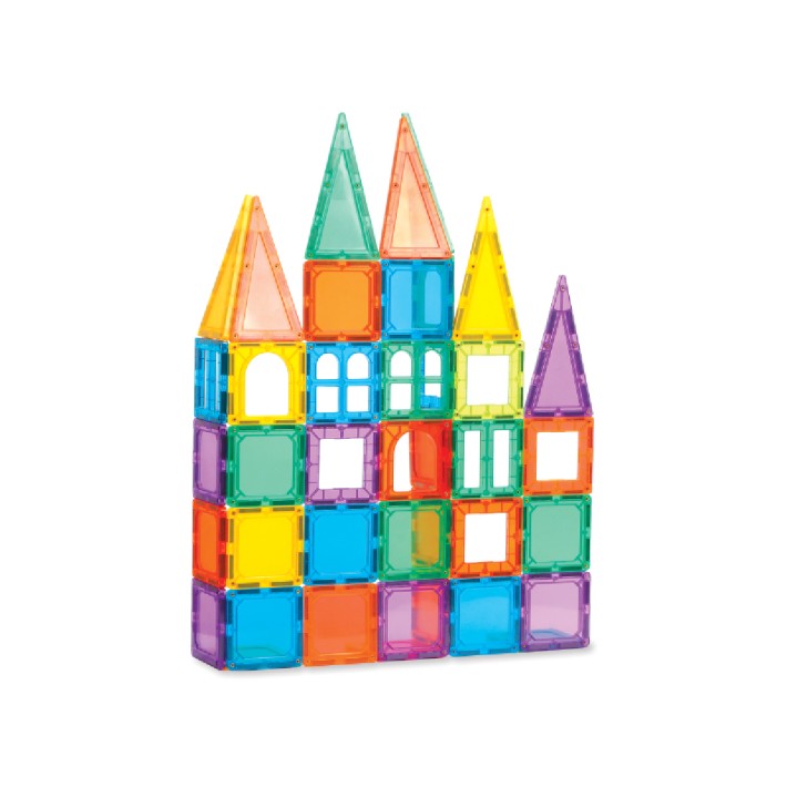 Set da 120 Mattoncini Geometrici con Magnete