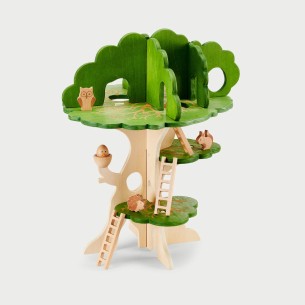 Set Gioco "La Casa sull'Albero nel Bosco" a 3 Livelli -...