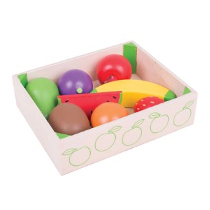 Set Gioco Cassetta del Fruttivendolo in Legno 2