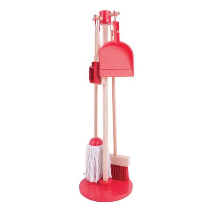 Set Gioco delle Pulizie in Legno 