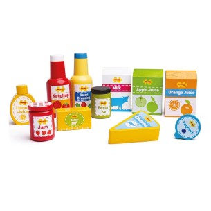 Set Gioco Generi Alimentari da Frigo in Legno 2