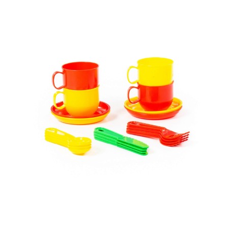 Set Gioco Servizio Caffè/Tè per 4 Persone in Plastica