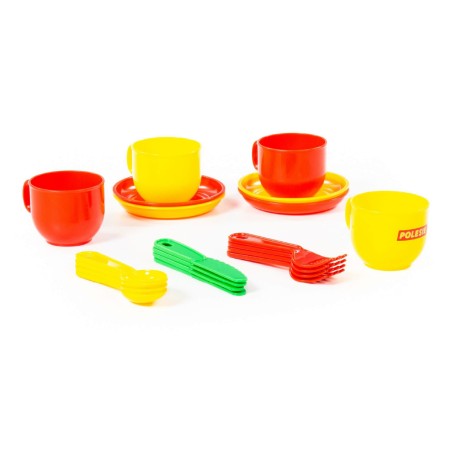Set Gioco Servizio Caffè/Tè per 4 Persone in Plastica