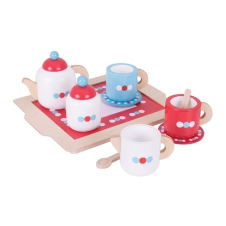 Set Gioco Servizio Caffè/Tè in Legno