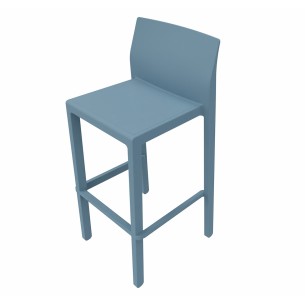 Sgabello Kate in Tecnopolimero- Altezza Seduta 75 cm -...