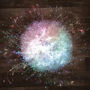 Strumento Sensoriale - Lampada LED  "Riccio" con Fibre...