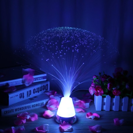 Strumento Sensoriale - Lampada LED ad Albero in Fibra Ottica