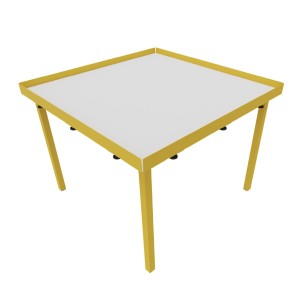 Tavolo Kalidro Coding - Colore Piano Bianco - Colore...