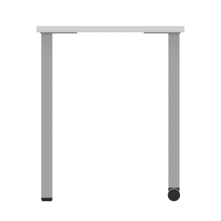 Tavolo Kalidro Studente (H) M6 - Colore Piano Bianco - Colore Gambe Grigio