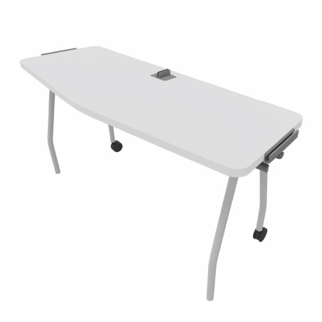 Tavolo Verb Chevron - Dimensioni 150 x 56 x 72 cm - Colore Piano Bianco - Colore Struttura...