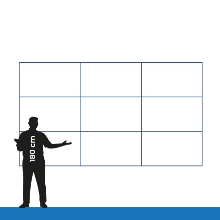 Video Wall 3x3 - Dimensioni 163" - Inclusa Installazione Standard