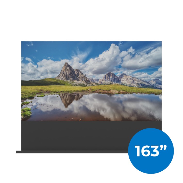 VideoWall 3x3 con base da pavimento -...