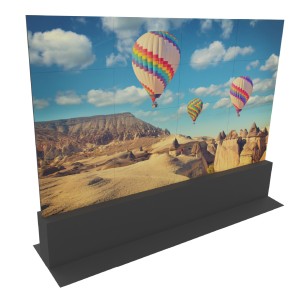 VideoWall 4x4 con base da pavimento - Dimensioni 217" -... 2