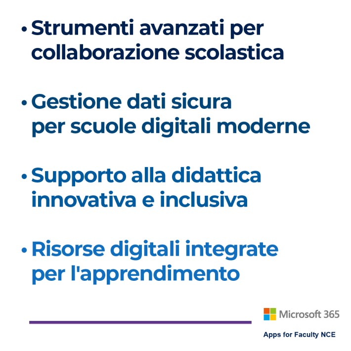 Microsoft 365 Apps for Faculty NCE -  1 licenza...