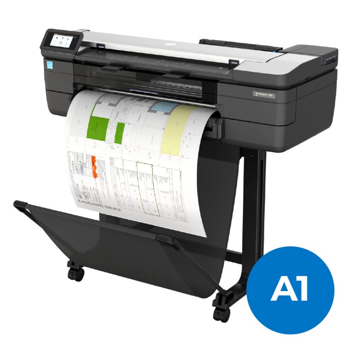 HP Designjet Plotter multifunzione T830 da 24"...