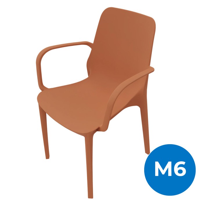 Sedia Ginevra con Braccioli - Altezza Seduta 47...