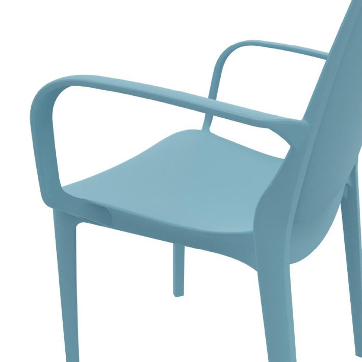 Sedia Ginevra con Braccioli - Altezza Seduta 47...